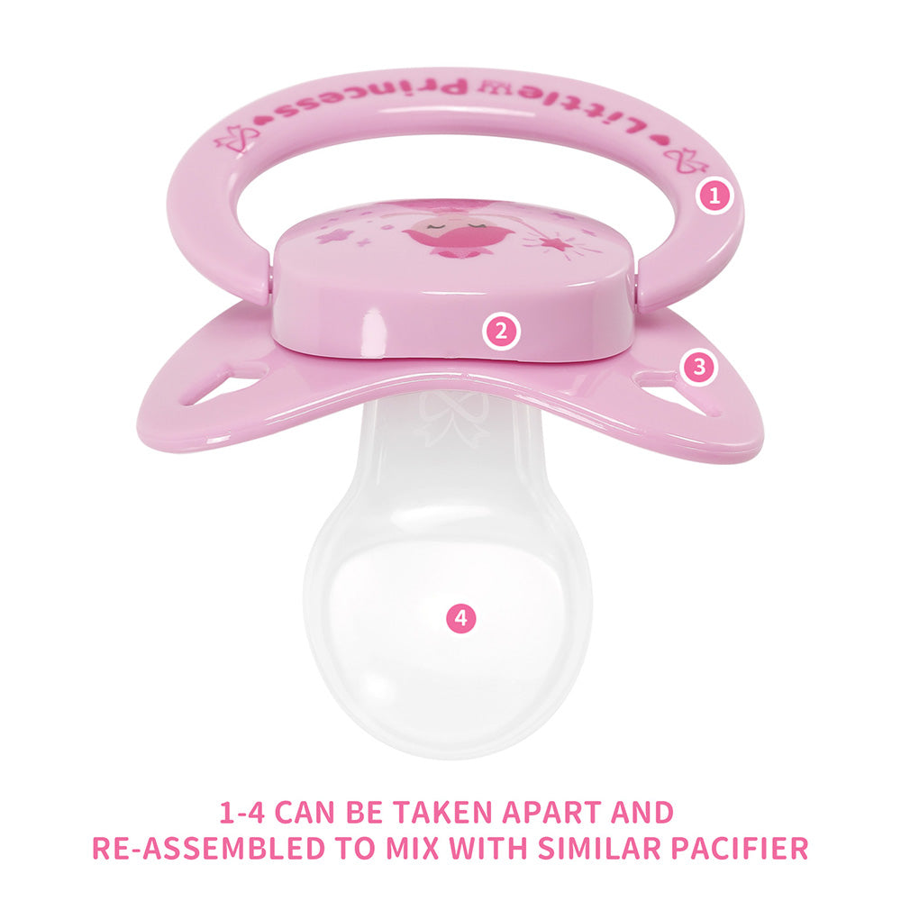 Pink Marshall Pacifier Little Princess Pacifier-Pink – CutiePlusU