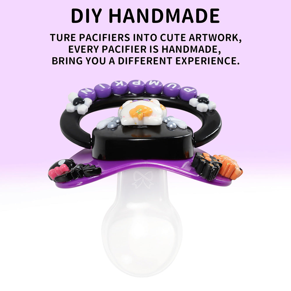 Pumpkin Kitty Pacifier
