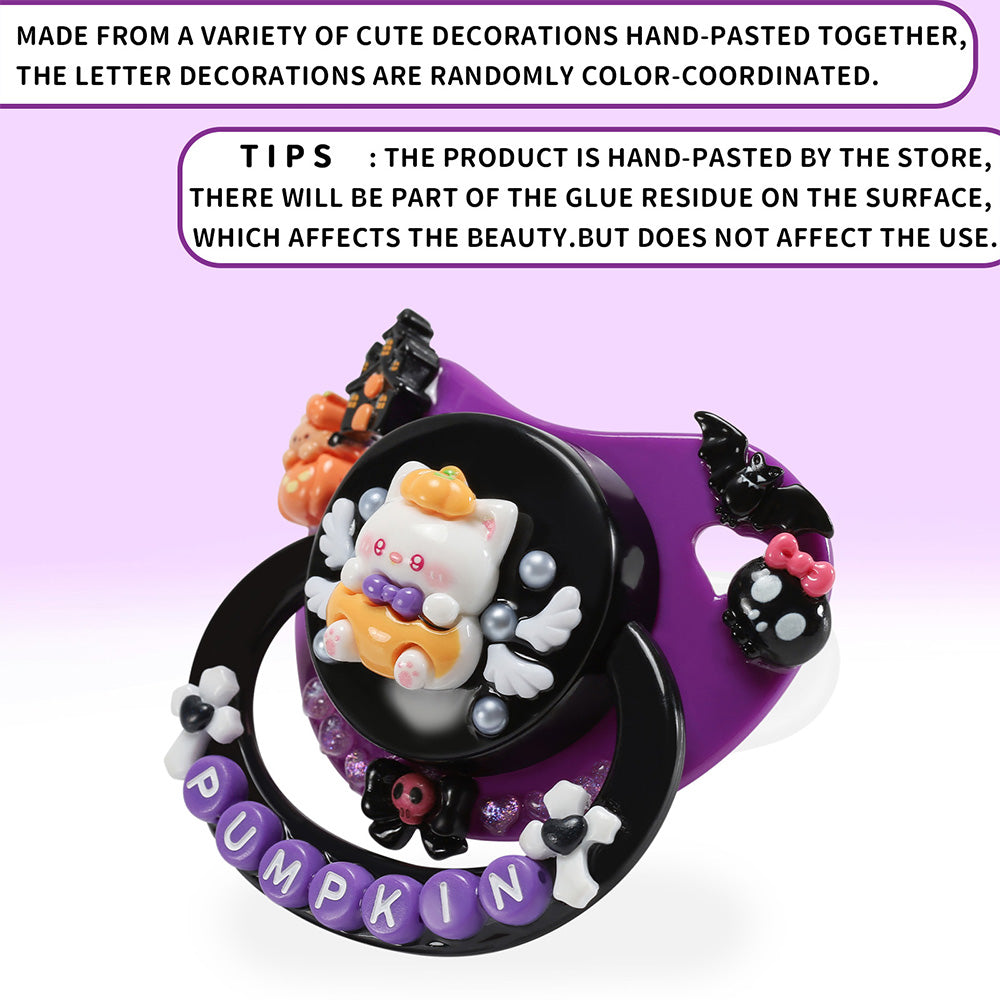 Pumpkin Kitty Pacifier