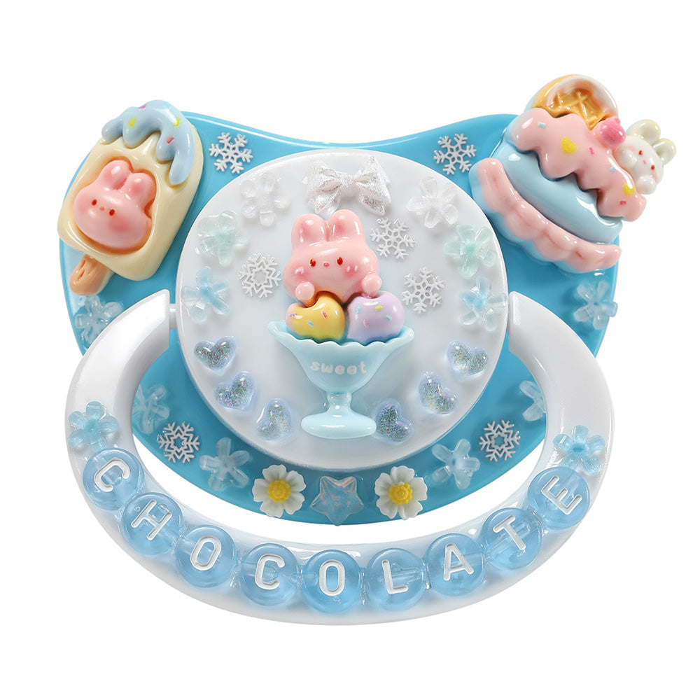 Chocolate Bunny Pacifier – CutiePlusU