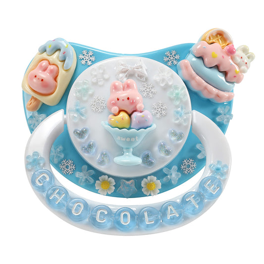 Chocolate Bunny Pacifier