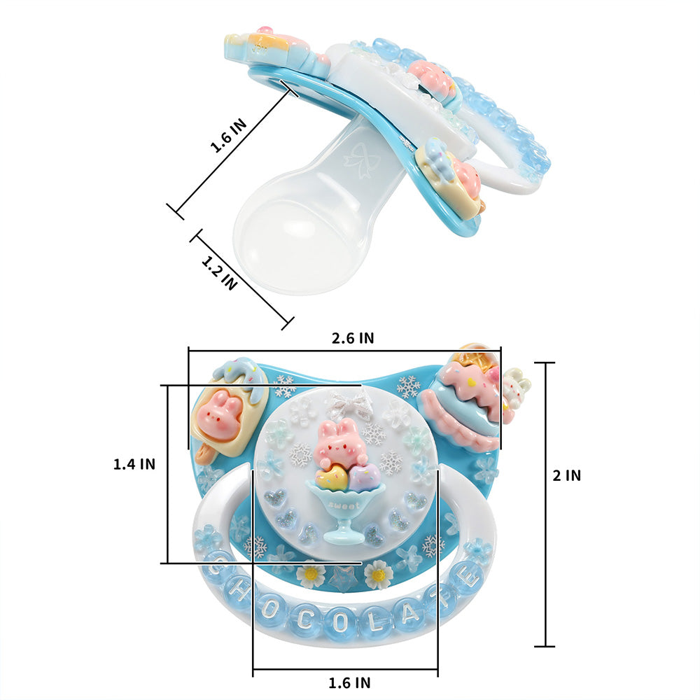Chocolate Bunny Pacifier