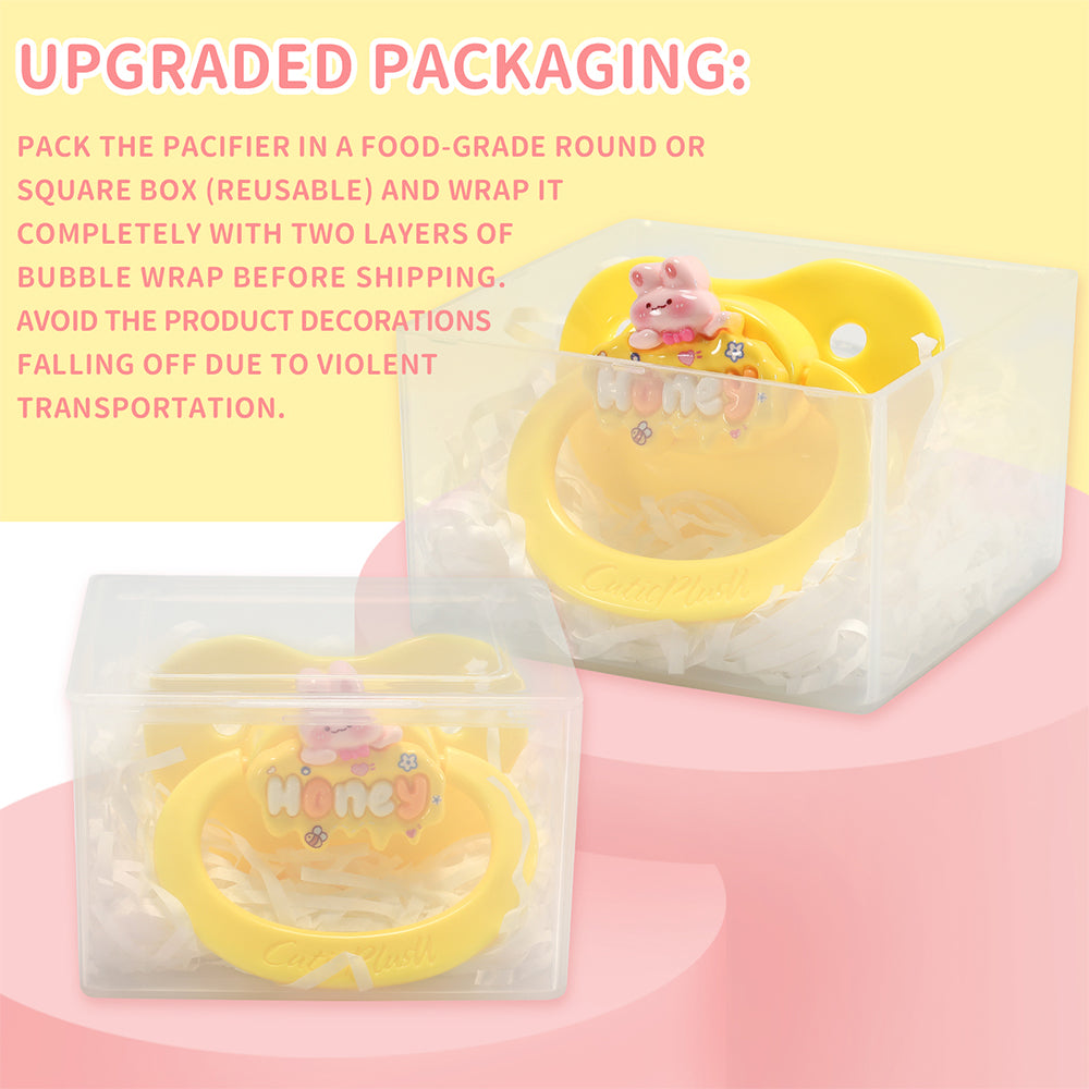 Adult Cutie Pacifier-Honey Bunny