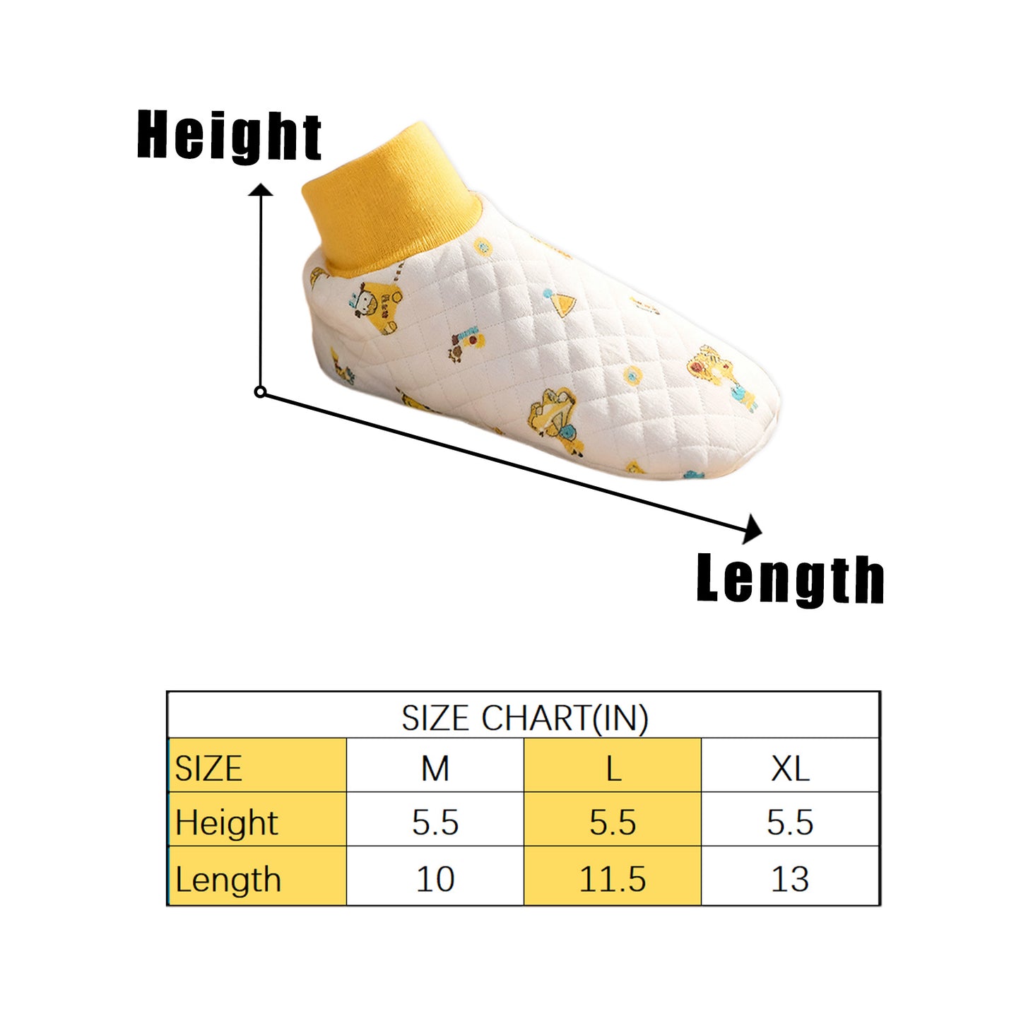 Adult Baby walking socks - set 2（Blue & Yellow）