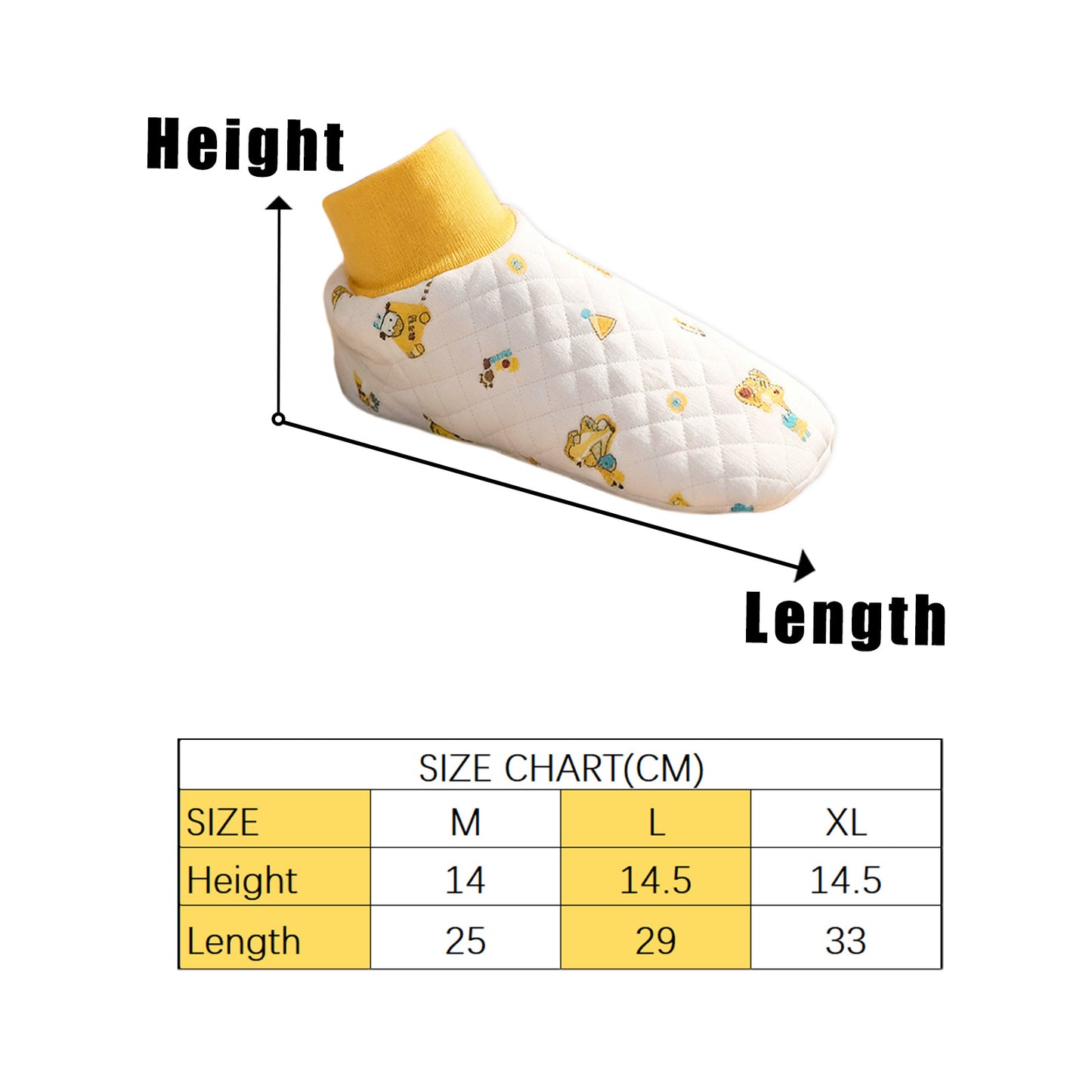 Adult Baby walking socks - set 2（Blue & Yellow）