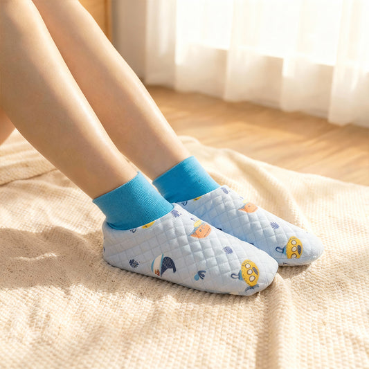 Adult Baby walking socks - Blue