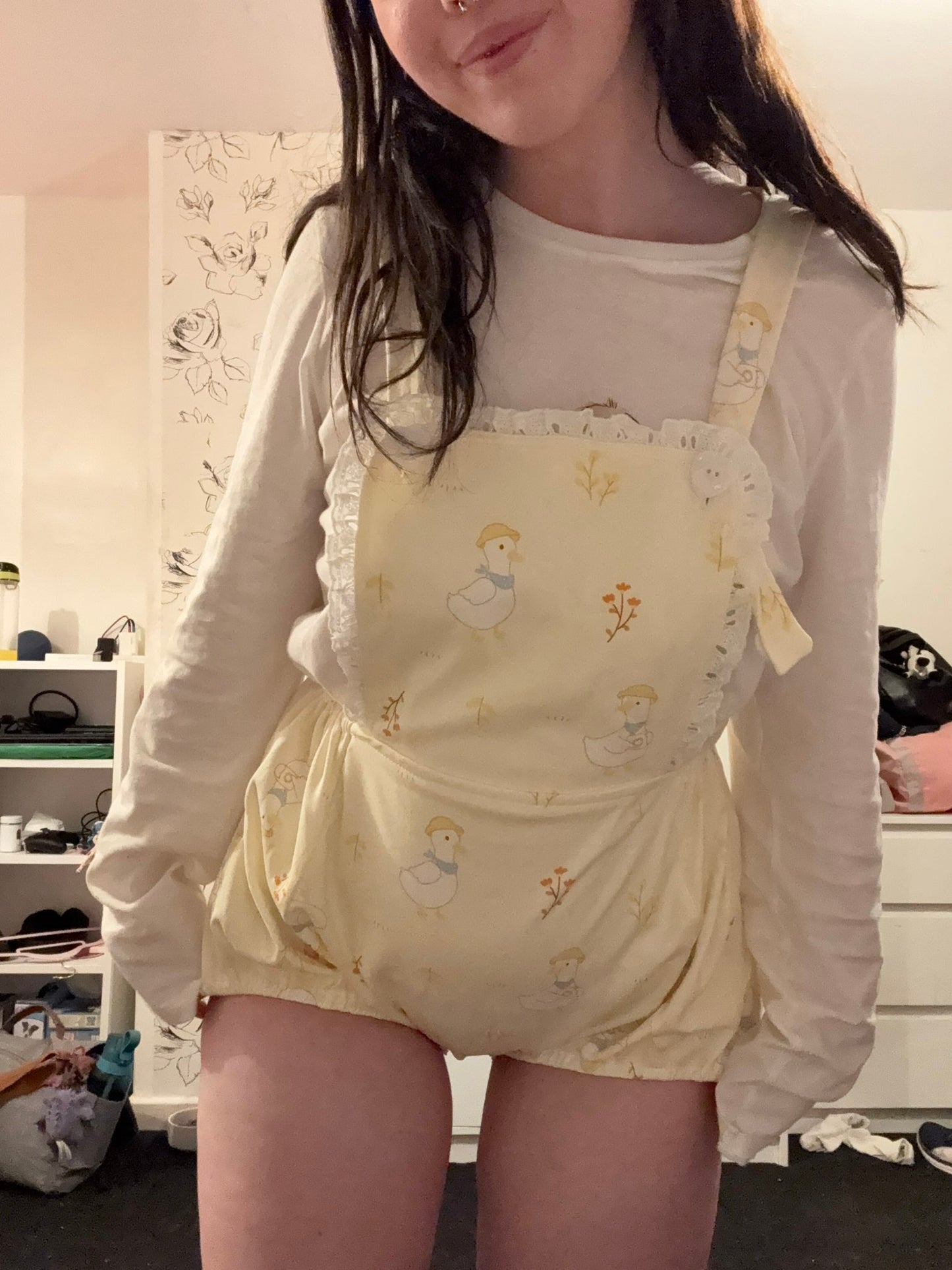Adorkable Duck Overall Shorts
