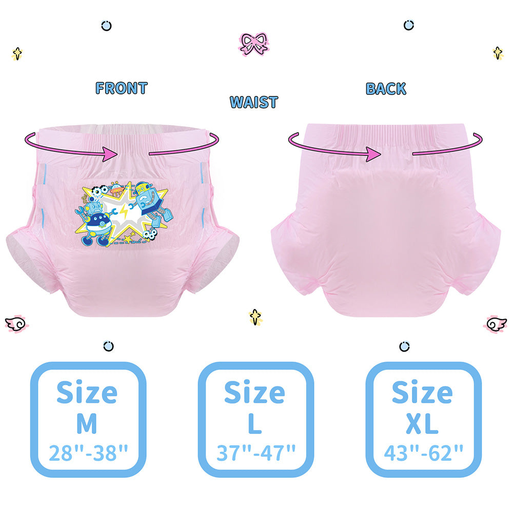 Fighting Robots-Adult Diaper-3 Pcs
