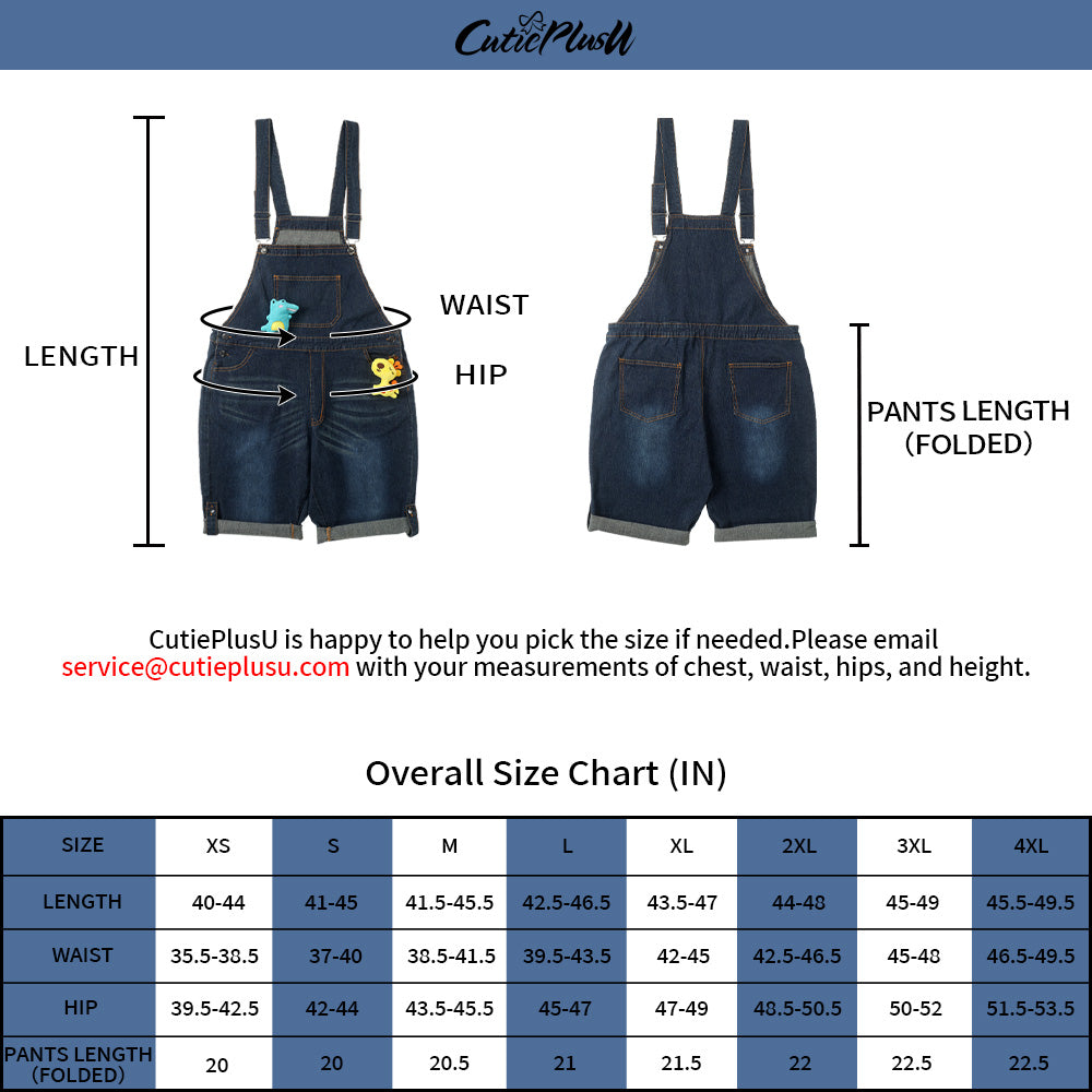 【Pre-sale】Doll's Denim Overalls-Dark blue