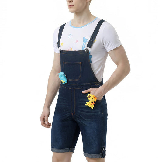 【Pre-sale】Doll's Denim Overalls-Dark blue