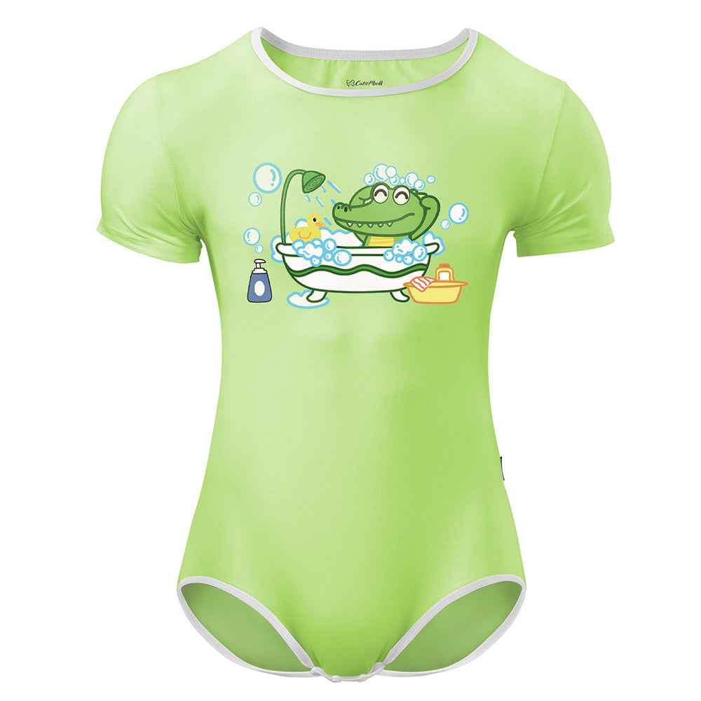 Bathing Baby Crocodile Onesie for man