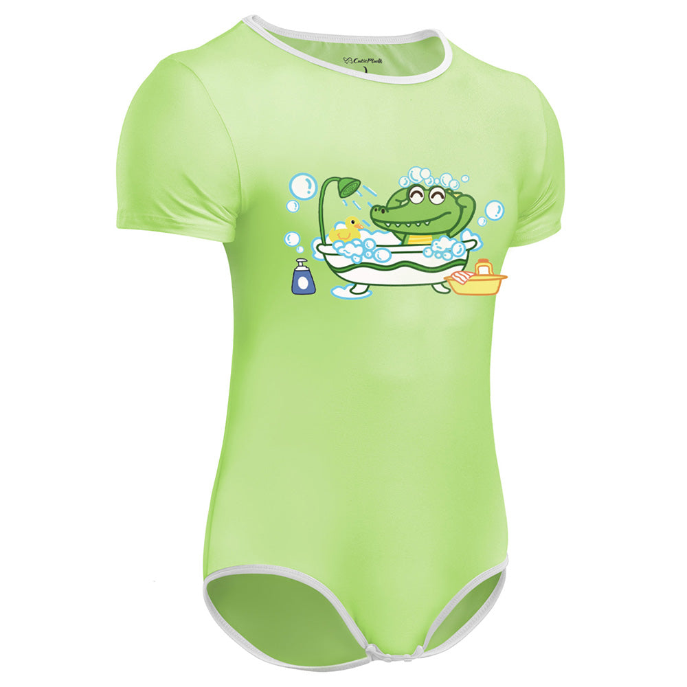 Bathing Baby Crocodile Onesie for man