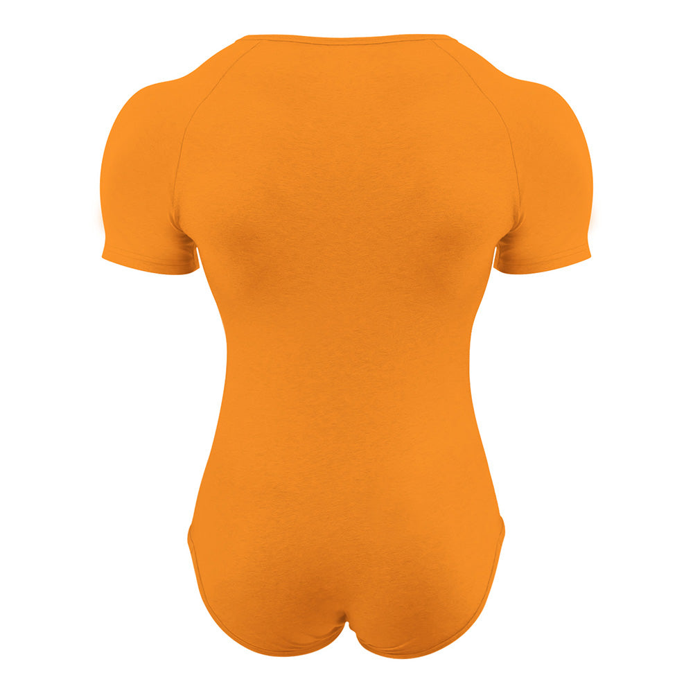 Basic slimming onesie for men-orange