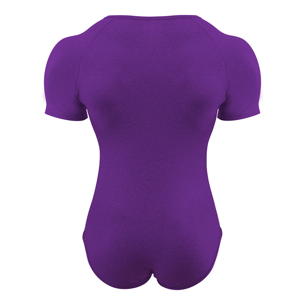Basic slimming onesie for men-purple