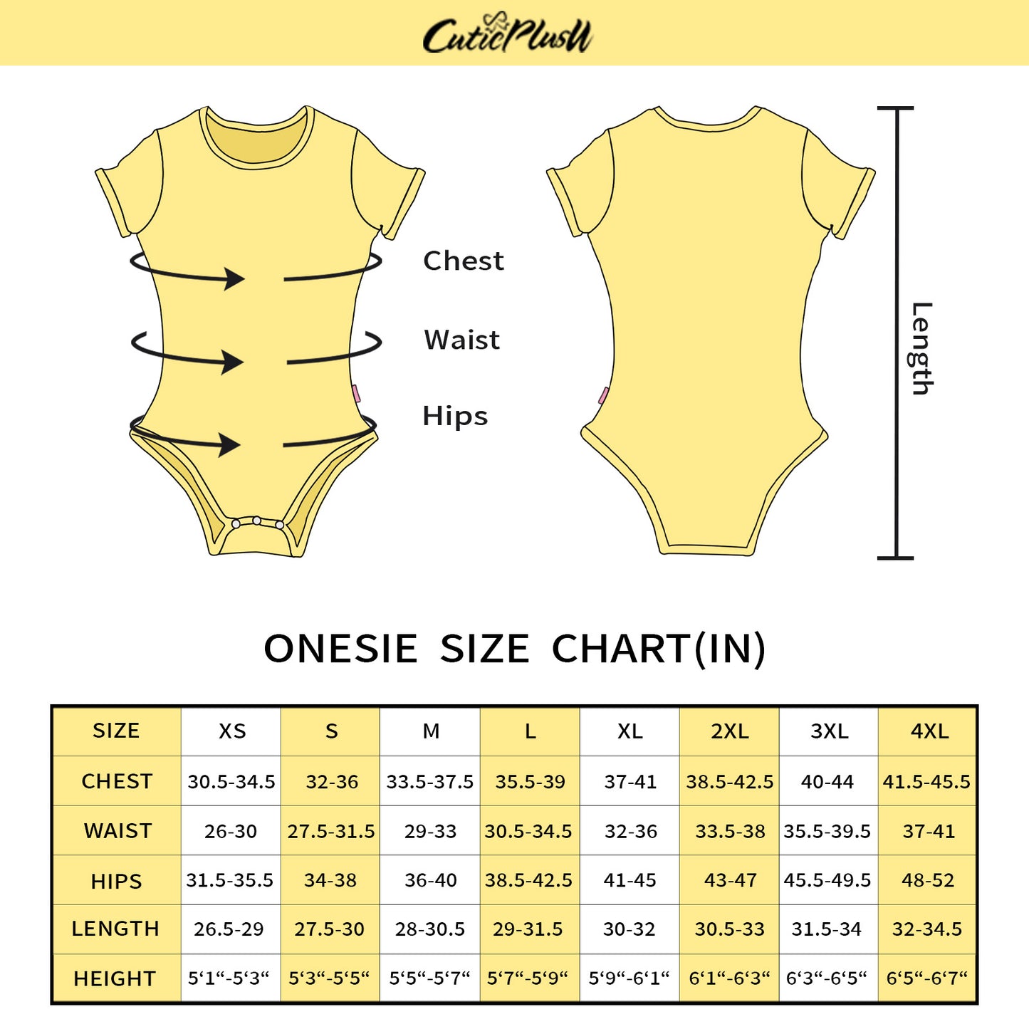 Classic Onesie-Yellow