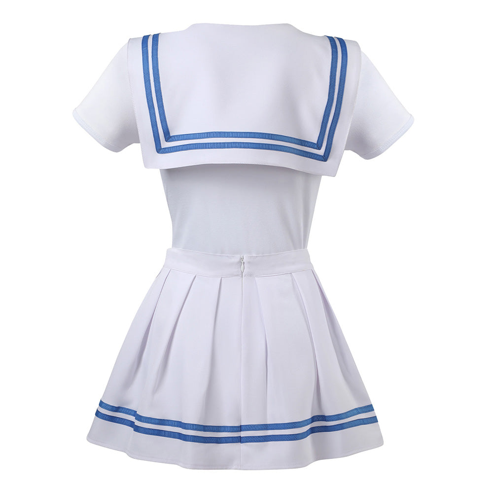 Magical Sailor Skirt Set-White Blue