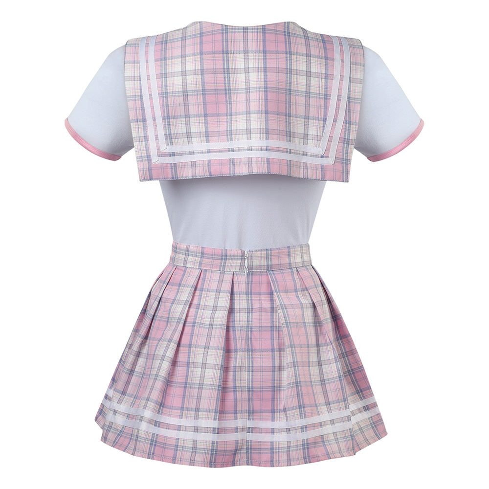 Magical Sailor Skirt Set-White Pink