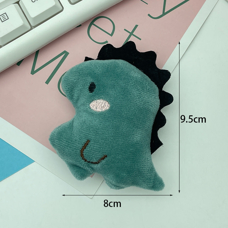 Pearl Lamb Plush Brooch-3Pcs