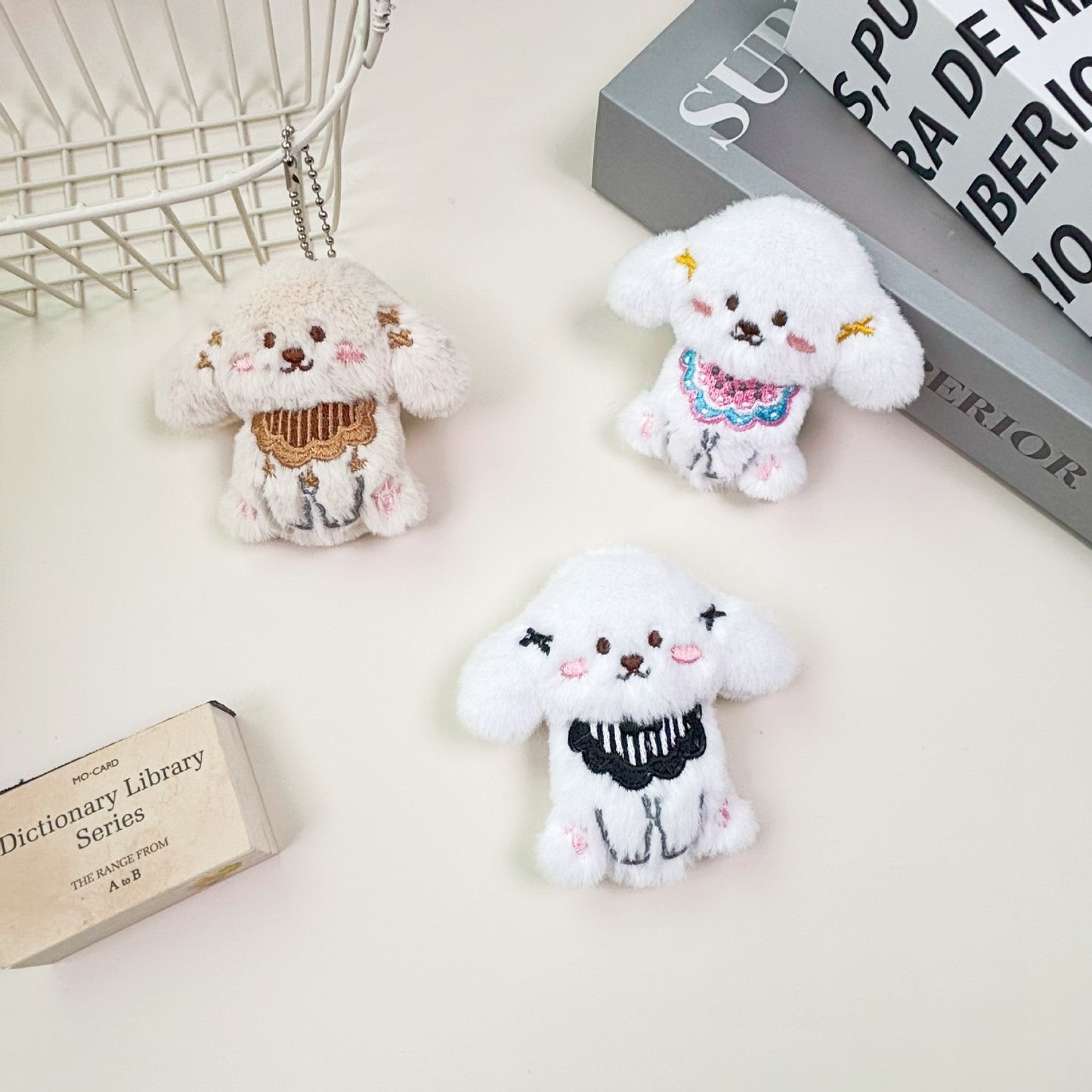 Happy Puppy Brooch-6Pcs