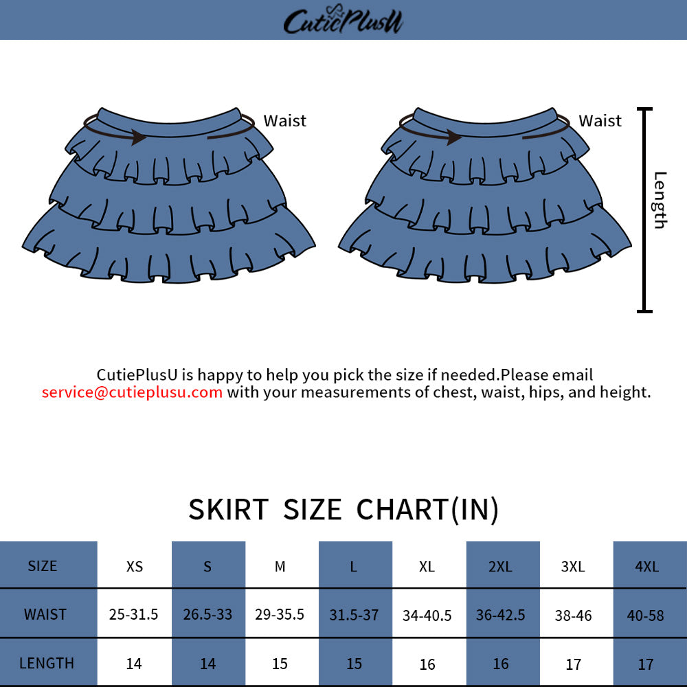 Denim Blue Skirt - Baby Blue