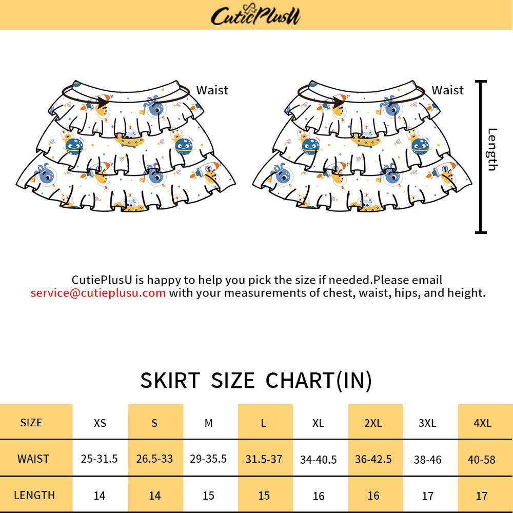 Cute Space Travel Skirt