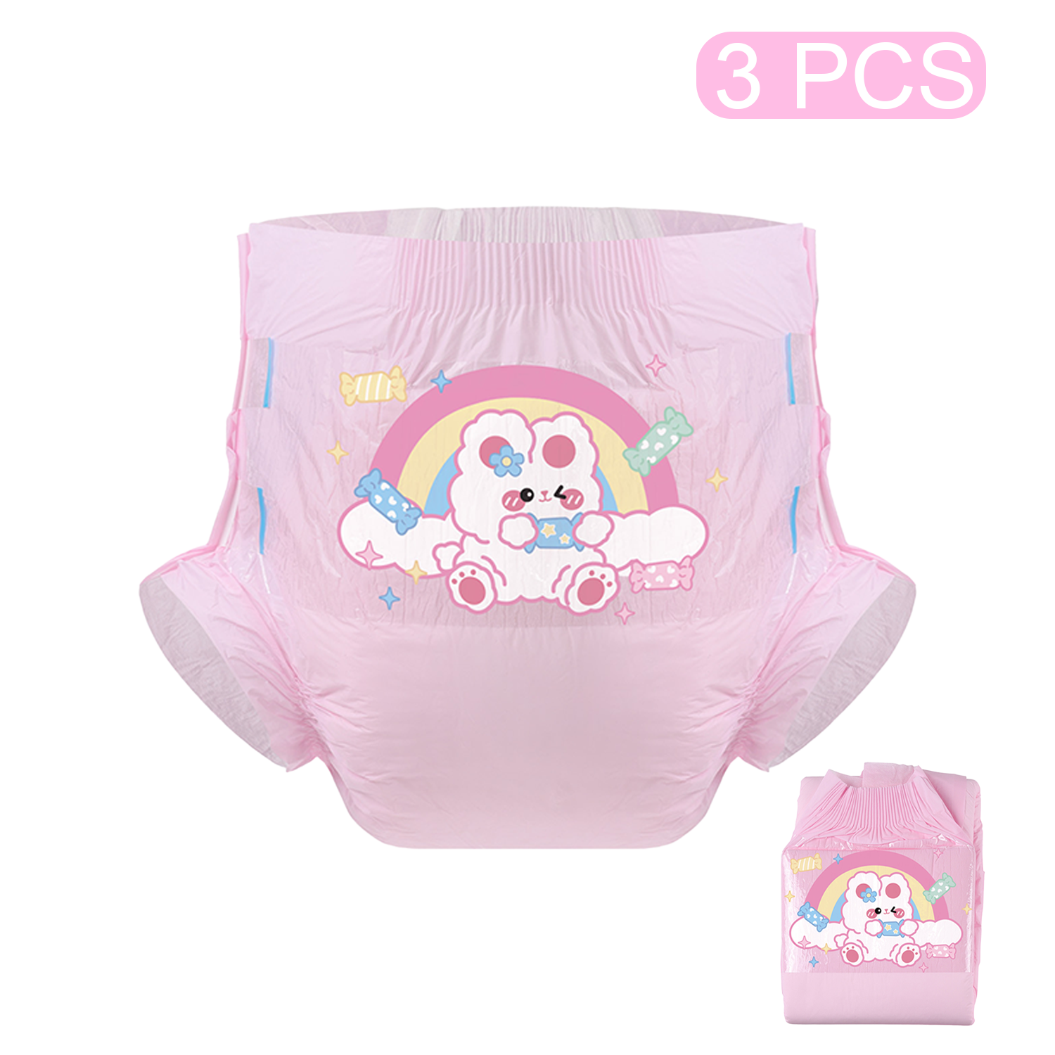 Cute Bunny-Adult Diaper-3 Pcs – CutiePlusU