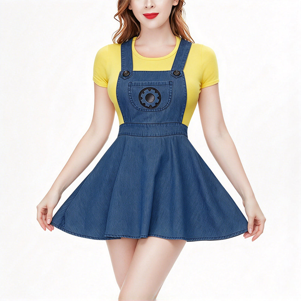 Despicable Me-Minions Onesie Overall Set-Mazarine