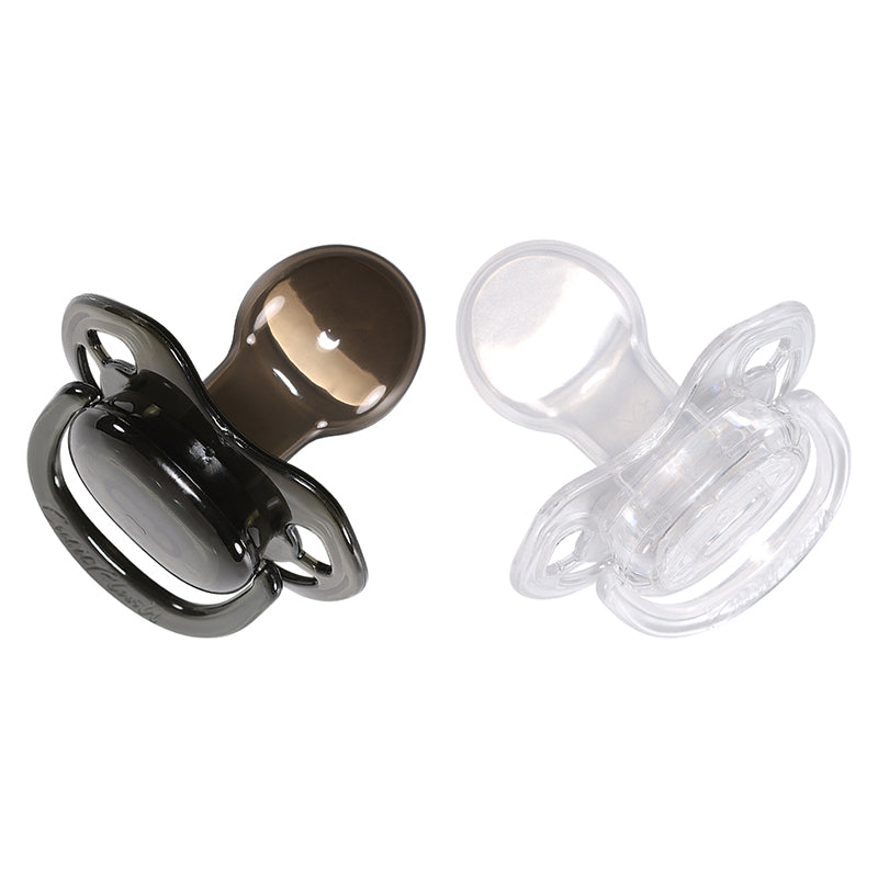 Curseforge Pacifier Crystal Butterfly Pacifier 2 Pack- Black,White – CutiePlusU